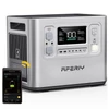 Kép 2/10 - AFERIY P210 hordozható erőmű, 2400W AC, 2048Wh LiFePO4 akkumulátor, 13 kimenet, gyors töltés, 500W napelem, app vezérlés