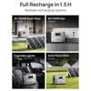 Kép 3/10 - AFERIY P210 hordozható erőmű, 2400W AC, 2048Wh LiFePO4 akkumulátor, 13 kimenet, gyors töltés, 500W napelem, app vezérlés
