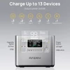 Kép 6/10 - AFERIY P210 hordozható erőmű, 2400W AC, 2048Wh LiFePO4 akkumulátor, 13 kimenet, gyors töltés, 500W napelem, app vezérlés