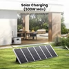 Kép 8/10 - AFERIY P210 hordozható erőmű, 2400W AC, 2048Wh LiFePO4 akkumulátor, 13 kimenet, gyors töltés, 500W napelem, app vezérlés
