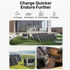 Kép 9/14 - AFERIY P210 hordozható erőmű, 2400W AC kimenet, 2048Wh LiFePO4 akkumulátor, 13 csatlakozó, gyors töltés, napelem és app vezérlés