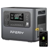 Kép 1/14 - AFERIY P210 hordozható erőmű, 2400W AC kimenet, 2048Wh LiFePO4 akkumulátor, 13 csatlakozó, gyors töltés, napelem és app vezérlés