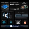 Kép 6/10 - BMAX B10 Pro mini PC, Intel i7-13620H, 24GB RAM, 1TB SSD, tripla kijelző, WiFi 6, BT 5.2, HDMI, DP, Type-C