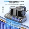 Kép 3/9 - Solayce BV200 dupla tartályos atkaporszívó, 500W, 16000Pa szívóerő, 0,6L, 60℃ forró levegő, UV-fény, HEPA szűrő