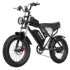 Kép 5/7 - Ridstar Q20 elektromos kerékpár, 1000W motor, 20x4.0 zsíros gumi, 48V 20Ah kivehető akkumulátor, 48km/h, 120km hatótáv