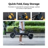 Kép 12/15 - Ausom L1 Max elektromos roller, 1000W motor, 48V 20,8Ah akku, 90 km hatótáv, 50 km/h, 10" kerék, dupla tárcsafék, NFC-zár, rugós felfüggesztés