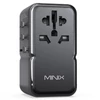 Kép 2/13 - MINIX TP140 140W univerzális utazó adapter, 3 USB-C, 1 USB-A töltővel