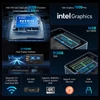 Kép 6/11 - BMAX B4 Ultra Mini PC, Intel N150, 16GB RAM, 512GB SSD, 2×HDMI, WiFi 5, BT 5.0, USB, RJ45, fejhallgató kimenet