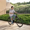 Kép 5/7 - PIXAR Cruiser elektromos kerékpár, 250W, 36V 12.8Ah akku, 27.5" kerék, 25km/h, 100km hatótáv, hidraulikus tárcsafék, Shimano 7 sebesség - fekete