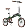 Kép 2/20 - ONESPORT OT02 összecsukható elektromos bicikli, 250W, 36V 5.2Ah, 16” gumi, 25km/h, 25km hatótáv, V-fék - zöld﻿