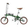 Kép 3/20 - ONESPORT OT02 összecsukható elektromos bicikli, 250W, 36V 5.2Ah, 16” gumi, 25km/h, 25km hatótáv, V-fék - zöld﻿