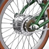 Kép 8/20 - ONESPORT OT02 összecsukható elektromos bicikli, 250W, 36V 5.2Ah, 16” gumi, 25km/h, 25km hatótáv, V-fék - zöld﻿