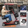 Kép 4/10 - Unificare Unagi négykerekű elektromos roller, 250W motor, 24V akku, 8” kerék, 6km/h, 20km hatótáv, mágneses fék, 190kg teherbírás - piros