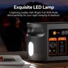 Kép 4/11 - Flashfish E103 hordozható 300W LiFePO4 áramforrás, 179,2Wh napelemes generátor kempingezéshez, kültéri és vészhelyzeti használatra 