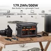 Kép 5/11 - Flashfish E103 hordozható 300W LiFePO4 áramforrás, 179,2Wh napelemes generátor kempingezéshez, kültéri és vészhelyzeti használatra 