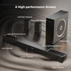 Kép 6/16 - Ultimea Skywave F40 5.1.2 soundbar, Dolby Atmos, 400W, Bluetooth 5.4, vezeték nélküli mélynyomó, app vezérlés, házimozihoz
