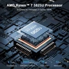 Kép 2/7 - ALLIWAVA U58 mini PC, AMD Ryzen 7 5825U, 16GB RAM 512GB SSD, 3x4K kijelző, WiFi 6E, BT 5.2 asztali számítógép