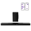 Kép 3/8 - Ultimea Skywave F30 Boom 3.1.2 csatornás soundbar, 360W teljesítmény, Dolby Atmos, HDMI, Bluetooth 5.4, APP vezérlés