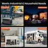 Kép 7/16 - FOSSiBOT F7200 hordozható erőmű + 800 W mikroinverter szett