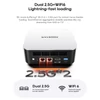 Kép 9/14 - AOOSTAR MACO Mini PC Barebone, AMD Ryzen 7 H255, 8 mag, Quad Display, 2xUSB4, OCuLink, 2.5G LAN, ujjlenyomat-olvasó (RAM és SSD nélkül)