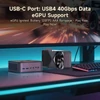 Kép 7/11 - ALLIWAVA GH8 Gaming Mini PC, AMD Ryzen 9 8945HS (max. 5.2GHz), 32GB RAM, 1TB SSD, USB4, WiFi 6E, BT 5.2, Quad Display, 2.5G LAN, 150 kar.