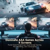 Kép 11/11 - ALLIWAVA GH8 Gaming Mini PC, AMD Ryzen 9 8945HS (max. 5.2GHz), 32GB RAM, 1TB SSD, USB4, WiFi 6E, BT 5.2, Quad Display, 2.5G LAN, 150 kar.