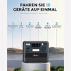 Kép 13/19 - FOSSiBOT F2400 hordozható erőmű + SP200 napelem szett: 2048Wh LiFePO4 akku, 2400W teljesítmény, gyorstöltés, napelemes generátor csomag