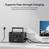 Kép 8/14 - Flashfish T300Pro hordozható erőmű: 230Wh, 300W (600W peak), LiFePO4 akku, tiszta szinuszos AC, 100W PD USB-C, UPS funkció és LED lámpa