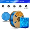 Kép 6/9 - 5 kg ERYONE nagy sebességű PETG 3D nyomtató filament csomag – 2 kg átlátszó kék + 2 kg sárga + 1 kg átlátszó piros