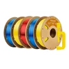 Kép 1/9 - 5 kg ERYONE nagy sebességű PETG 3D nyomtató filament csomag – 2 kg átlátszó kék + 2 kg sárga + 1 kg átlátszó piros