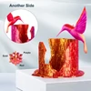 Kép 3/6 - ERYONE nagy sebességű selyemfényű tri-color PLA 3D nyomtató filament 1 kg - piros/lila/arany