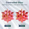 Kép 4/6 - ERYONE nagy sebességű selyemfényű tri-color PLA 3D nyomtató filament 1 kg - piros/lila/arany