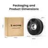 Kép 7/7 - 4 kg-os Mecpow PETG-CF (szénszálas) 3D nyomtató filament – fekete