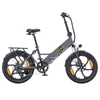 Kép 2/6 - HillMiles Mile 2 elektromos kerékpár 250W motorral, 36V 13Ah akkumulátorral, 100 km hatótáv, 20x3” gumik, dupla hidraulikus fék – Szürke
