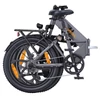 Kép 4/6 - HillMiles Mile 2 elektromos kerékpár 250W motorral, 36V 13Ah akkumulátorral, 100 km hatótáv, 20x3” gumik, dupla hidraulikus fék – Szürke