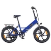 Kép 2/6 - HillMiles Mile 2 elektromos kerékpár 250W motorral, 36V 13Ah akkumulátorral, 100 km hatótáv, 20x3” gumik, dupla hidraulikus fék – Kék