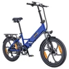 Kép 1/6 - HillMiles Mile 2 elektromos kerékpár 250W motorral, 36V 13Ah akkumulátorral, 100 km hatótáv, 20x3” gumik, dupla hidraulikus fék – Kék