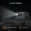Kép 3/11 - Flashfish T200 hordozható erőmű: 200W/153.6Wh LiFePO4 akku, tiszta szinuszos AC, 60W PD gyorstöltés, napelemes generátor kempingezéshez