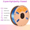 Kép 4/6 - ERYONE nagy sebességű selyemhatású, két színű PLA 3D nyomtató filament 1 kg – kék-zöld