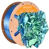 Kép 1/6 - ERYONE nagy sebességű selyemhatású, két színű PLA 3D nyomtató filament 1 kg – kék-zöld
