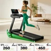 Kép 4/8 - ROBORE L20 futópad 3,5 LE kefe nélküli motorral, 15% emelkedő, 14 km/h, 180 kg teherbírás, LED kijelző, pulzusmérő kapaszkodó