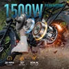 Kép 7/13 - URLIFE T5 elektromos kerékpár 750W, 48V 13Ah, 20x4” ballonos gumik, 45 km/h, 125 km hatótáv, összteleszkóp, Shimano 7 - Kék