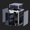 Kép 4/15 - Creality K2 SE Combo zárt 3D nyomtató, 500 mm/s, 0,1 mm pontosság, 220×215×245 mm, auto szintezés, 300°C fúvóka