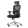 Kép 3/15 - ACGAM CG-5345M ergonomikus irodai szék, 90–130° dönthető háttámla, 3D kartámasz, fejtámla, deréktámasz, hálós, memóriahab, 150 kg