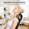 Kép 12/15 - ACGAM CG-5345M ergonomikus irodai szék, 90–130° dönthető háttámla, 3D kartámasz, fejtámla, deréktámasz, hálós, memóriahab, 150 kg