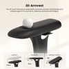Kép 13/15 - ACGAM CG-5345M ergonomikus irodai szék, 90–130° dönthető háttámla, 3D kartámasz, fejtámla, deréktámasz, hálós, memóriahab, 150 kg