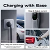 Kép 9/11 - VDL POWER EC11 hordozható elektromos autó töltő 3,6 kW, 16 A, EU Schuko (2 pólus), 5 m kábel, IP65, IEC 62196-2 szabvány