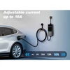 Kép 9/10 - VDL POWER EC12 hordozható EV töltő Type 2 csatlakozóval, 3,6 kW gyorstöltés, 6–16 A állítható, IP65, LED kijelző