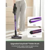 Kép 4/12 - Vactidy V8 Pro vezeték nélküli porszívó – 25 kPa erős szívóerő, ciklonos szűrés, LED kijelző, 35 perc üzemidő, önállóan megálló kialakítás