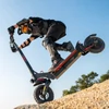Kép 8/10 - ENGWE Y400 elektromos roller 500W, 48V 13,5Ah, 10” kerék, 45 km/h, 50 km hatótáv, tárcsafék, dupla rugózás -  Fekete-piros